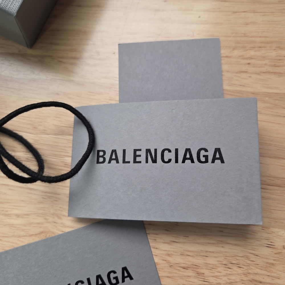 Balenciaga Silver Keychain Key Ring - Picture 10 of 16